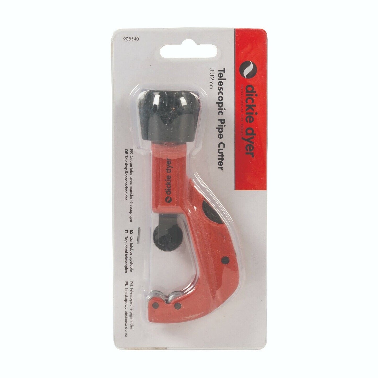 Pipe Cutter 3mm - 32mm Plumbing Copper 8mm 10mm 15mm 20mm Dickie Dyer 908540