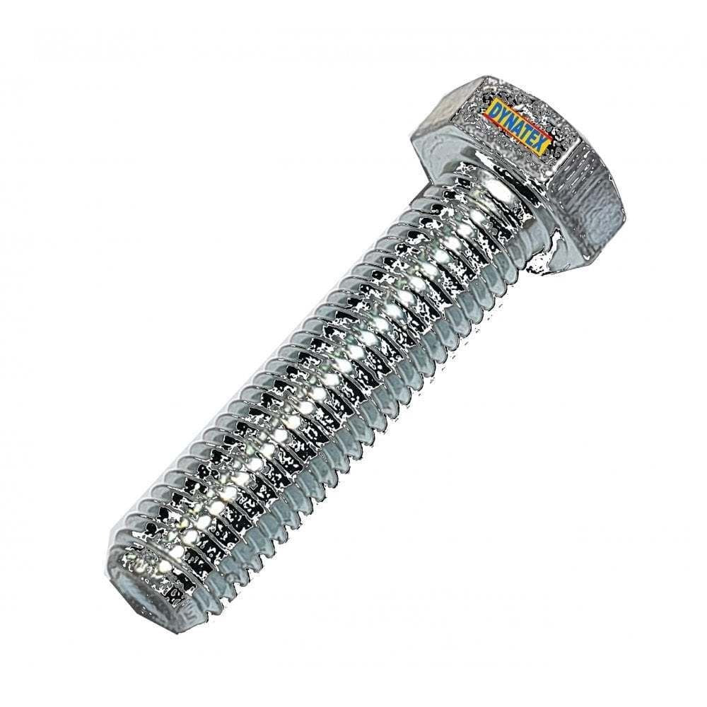 Set Screw Bolt Zinc Plated Hex Head Fully Threaded Hexagon M10X35 ZP200