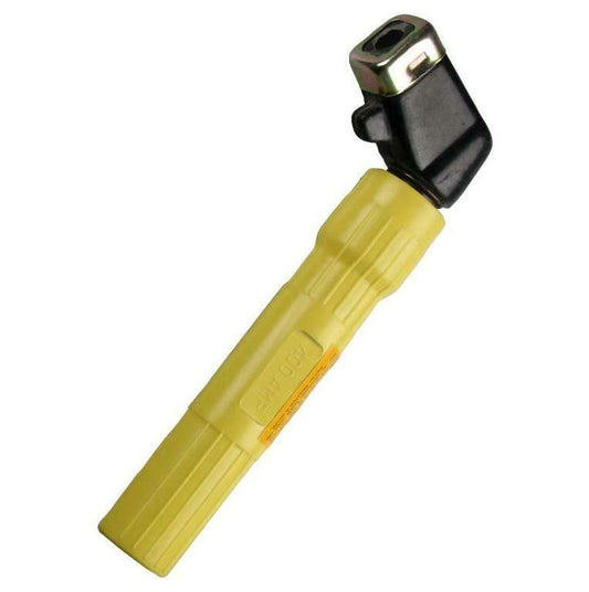 Electrode Holder Welding Torch 600A Yellow Twist Grip for Arc Rod 400 Amp Stick