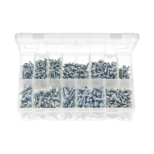 Genuine 1x 700 Piece Assorted Self-Tappers Pan Pozi Set - Part Number AB2