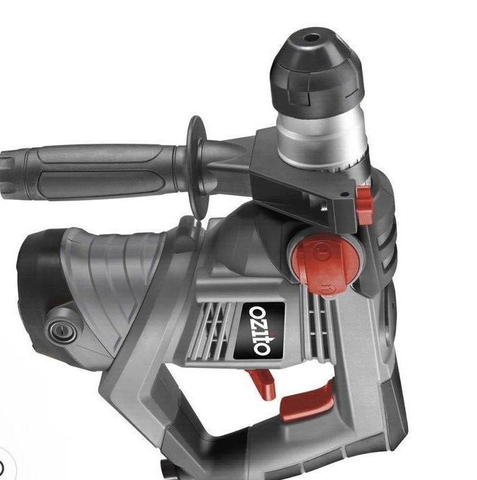 Ozito by Einhell 900W Rotary Hammer Drill Kit RHD-900U 360° Rotating Side Handle