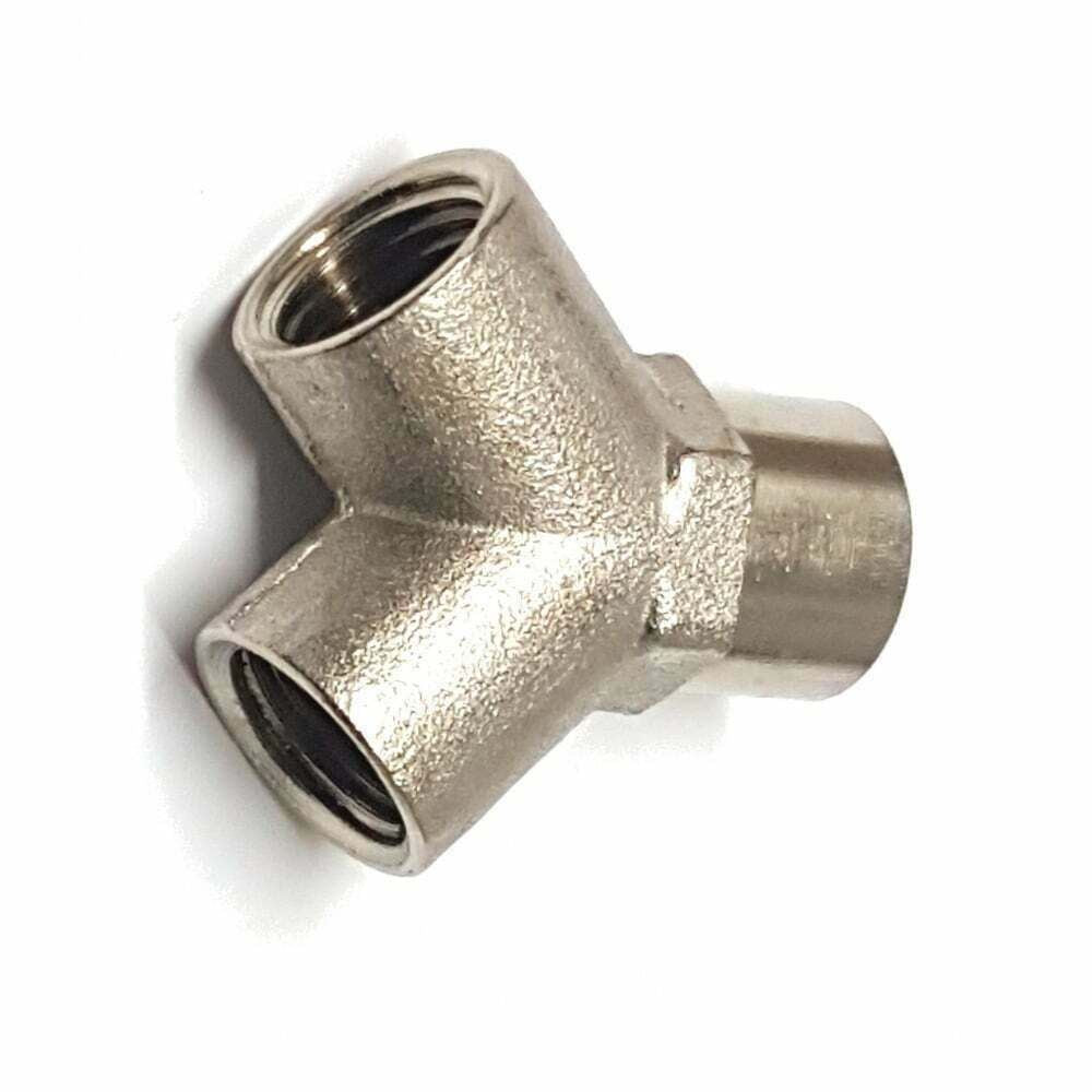 1/2" BSP Y Branch Air Tool Splitter 3 X Female Connector Compressor Fitting NEW