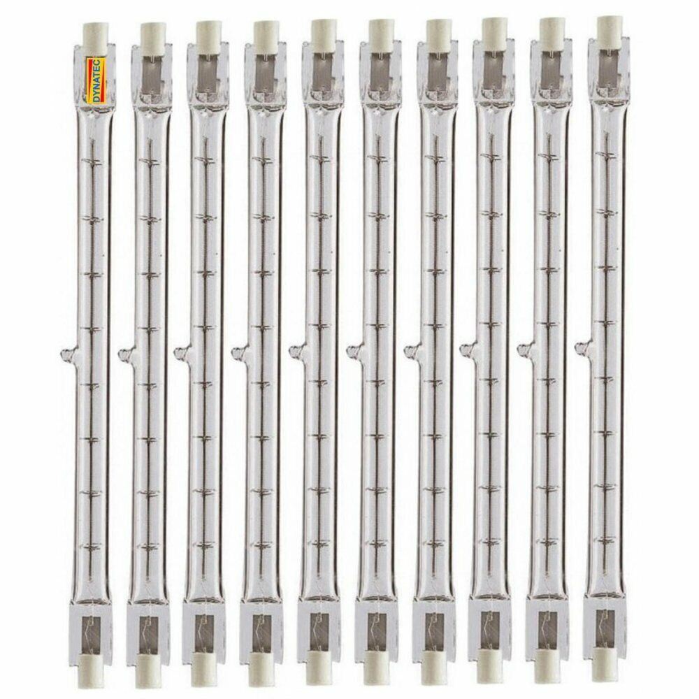 5 Linear Halogen Bulb 1500W 110V Tungsten R7S E57153 254mm Long Tube 110 Volt