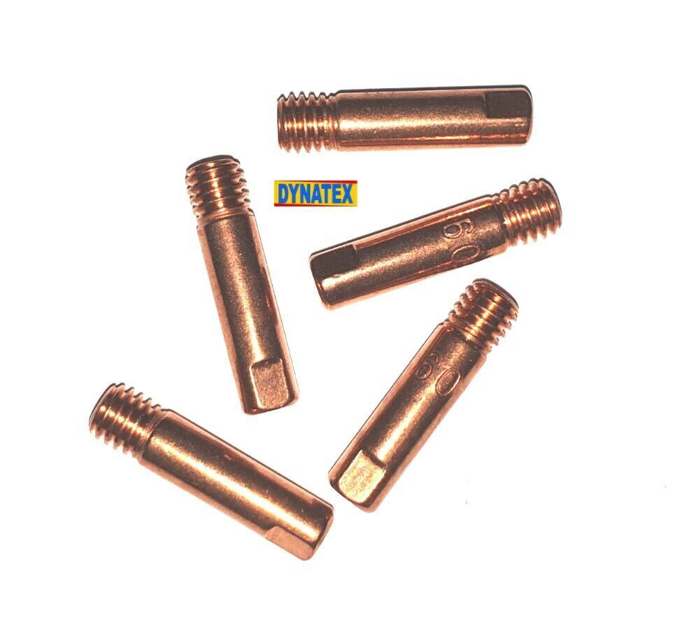 Welding Contact Tip 10 x 1.2mm Mig Euro Torch MB15 Welding M6 Thread x 30mm