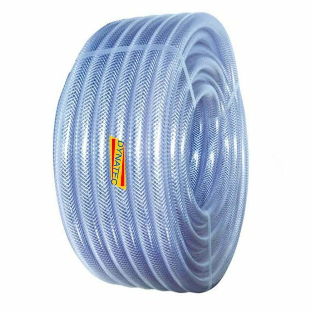 1" Dump-hose Powerflush 25mm Powerflushing Clear Braided Water Compressor NEW