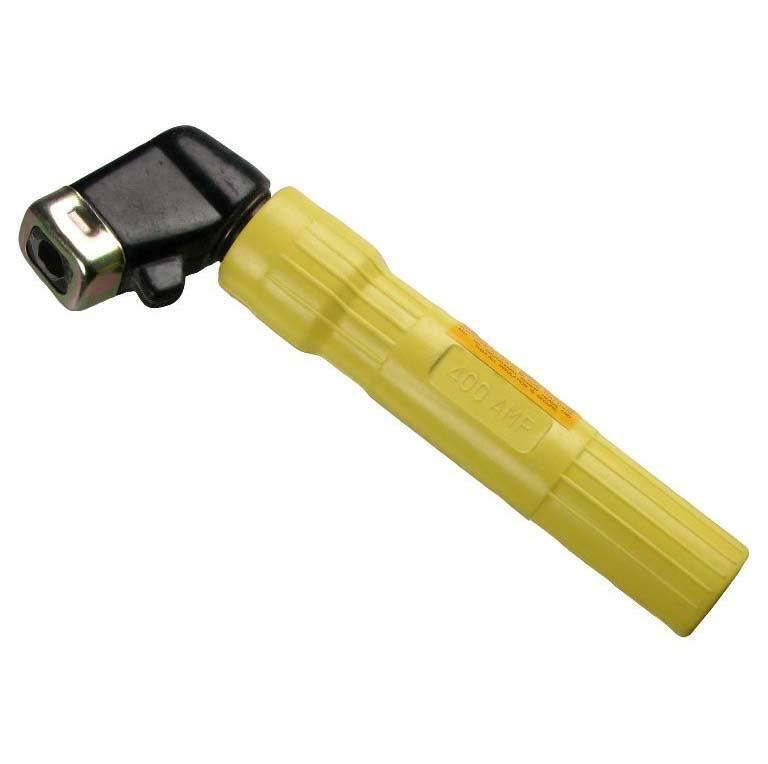 Electrode Holder Welding Torch 600A Yellow Twist Grip for Arc Rod 400 Amp Stick