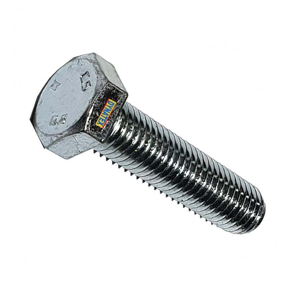 Set Screw Bolt Zinc Plated Hex Head Fully Threaded Hexagon M10X35 ZP200