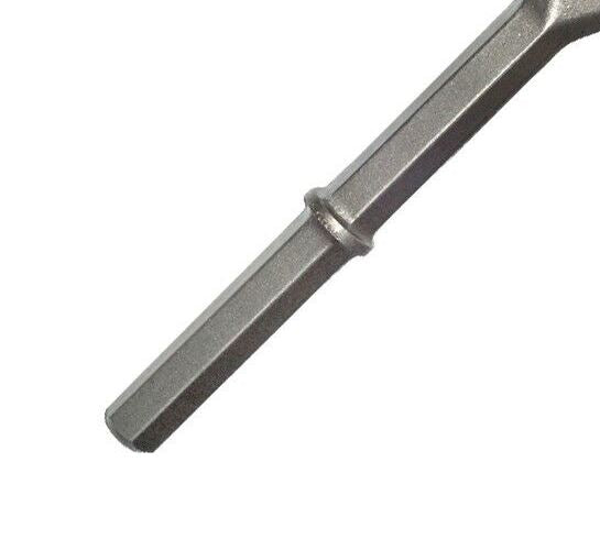 1 1/4" Clay Spade Breaker 140mm Wide Steel Demolition 32mm Hex Shank Hydraulic Air DX/2101073