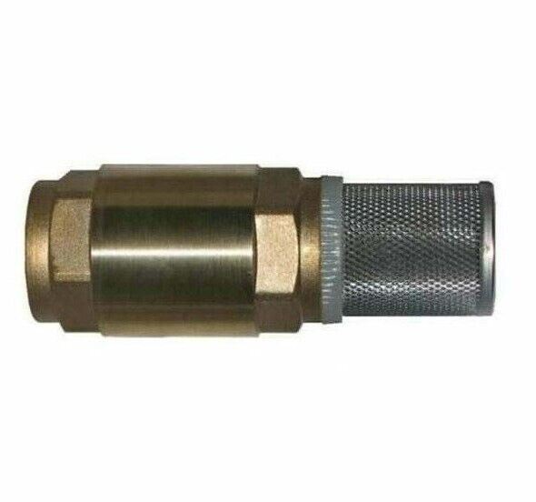 Check Foot Valve Strainer 1" Inch BSP Non Return Fuel Oil Pump Sediment Diesel