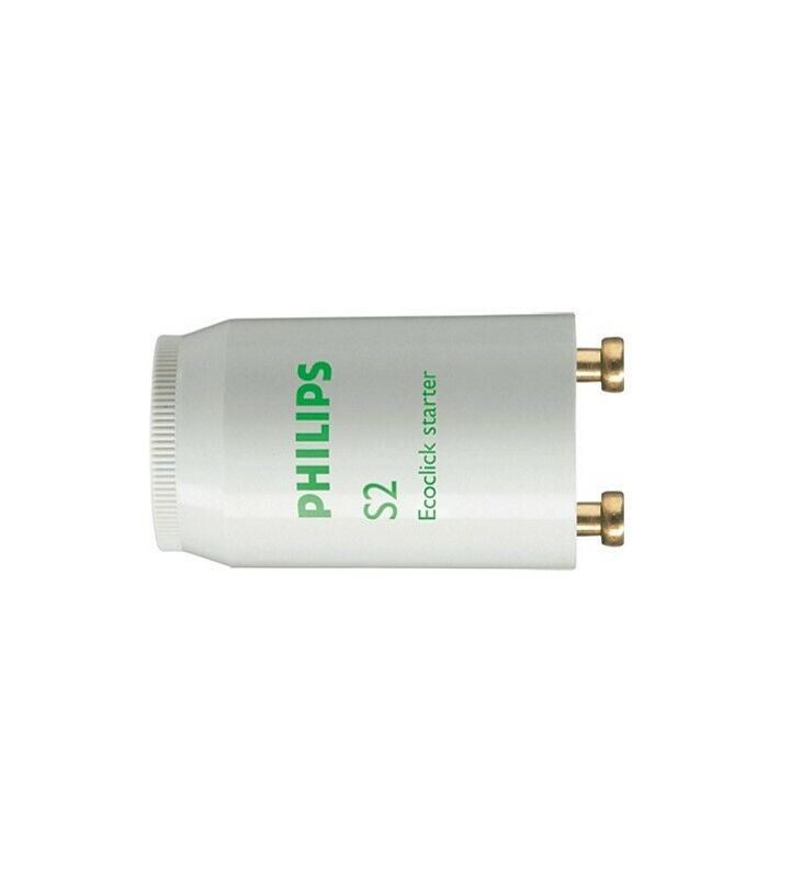 Philips S2 Fluorescent Tube Starter 4W-22W Series starter FS2 EcoClick 220v 240v