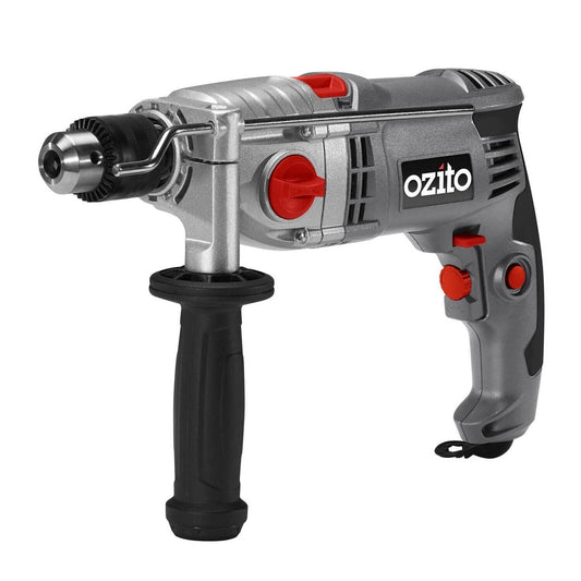 Hammer Drill 1050W For Concrete & Brick Metal 13mm Keyed Chuck Ozito HDR-1050U