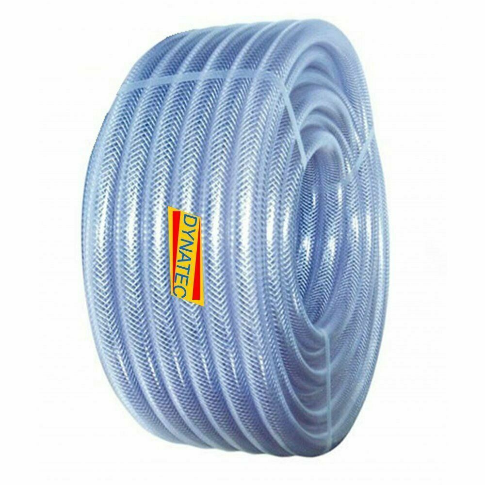 5/8" Dump-hose Powerflush 16mm Powerflushing Clear Braided Water Compressor NEW