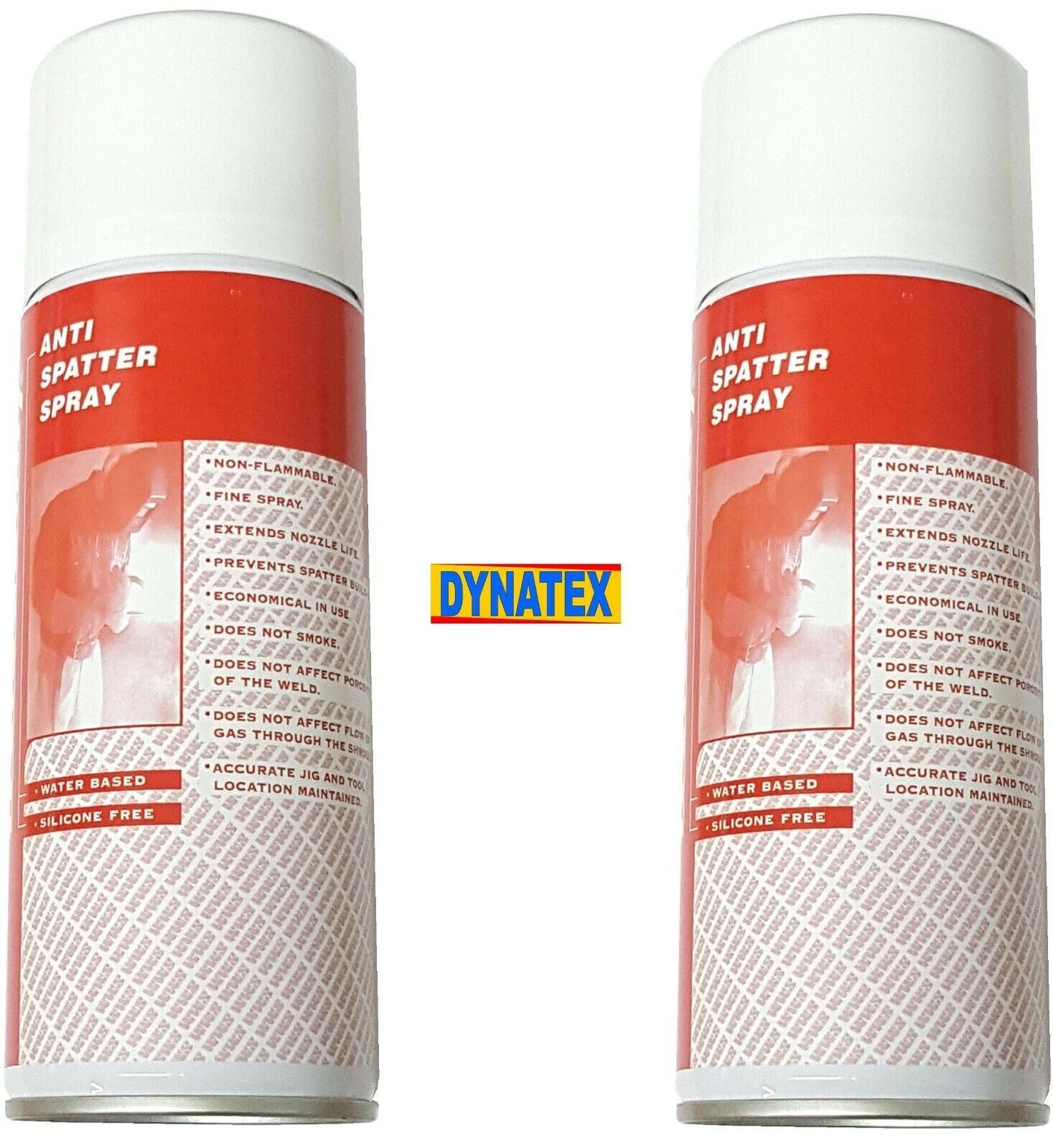 Anti Spatter splatter Welding Spray 400 ml 2 Can Water Based Silicone Free NEW