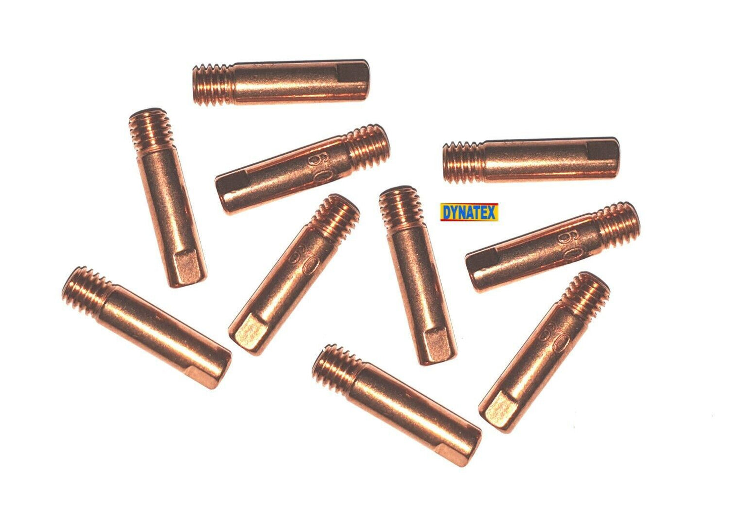 Welding Contact Tip 10 x 1.2mm Mig Euro Torch MB15 Welding M6 Thread x 30mm