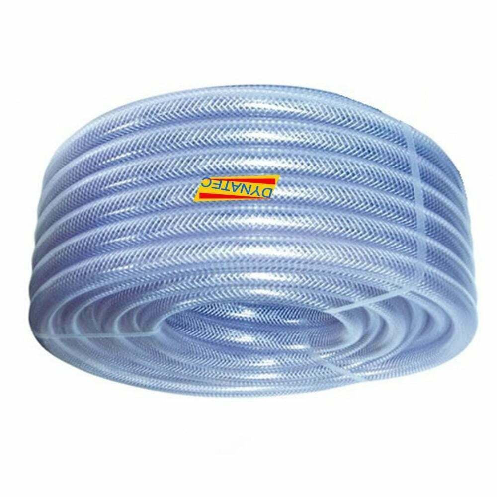 1" Dump-hose Powerflush 25mm Powerflushing Clear Braided Water Compressor NEW