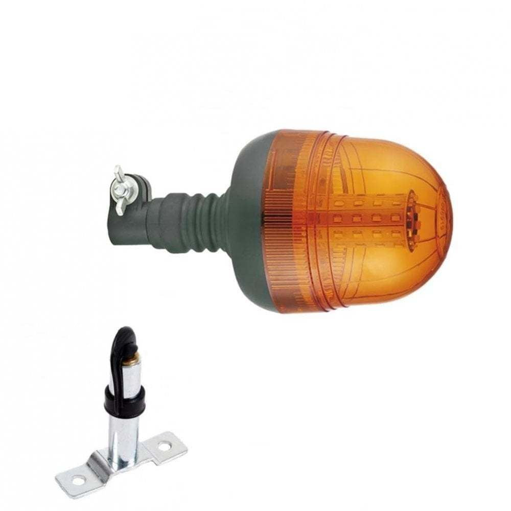 Din Spigot Fix For Amber Rotating , Strobe, Xenon, LED, 12V, 24V Fixing Beacon