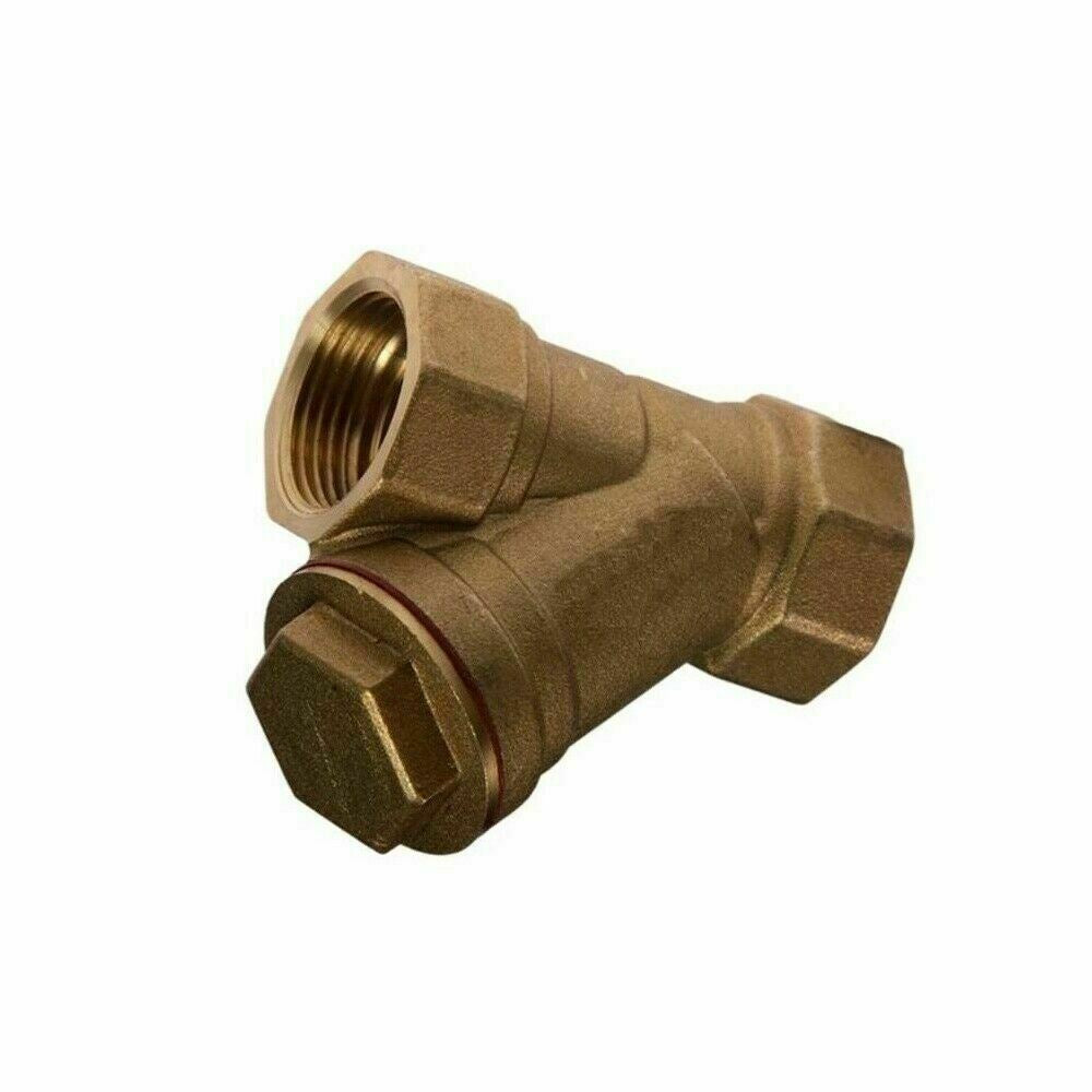 1/2" BSP Valve Y Strainer Pressure Washer Water Filter Brass Inline Diesel Oil Fuel DX/1402082 YS-12