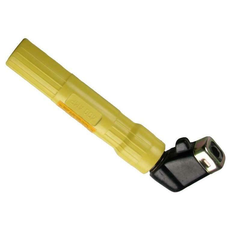 Electrode Holder Welding Torch 600A Yellow Twist Grip for Arc Rod 400 Amp Stick