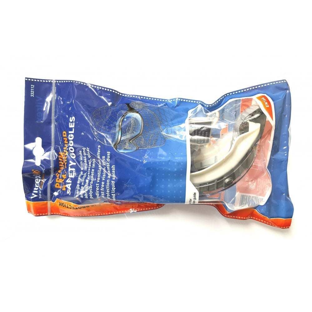 Clear Safety Wraparound Safety Goggles Grinding Eye Protection Welding Anti Fog