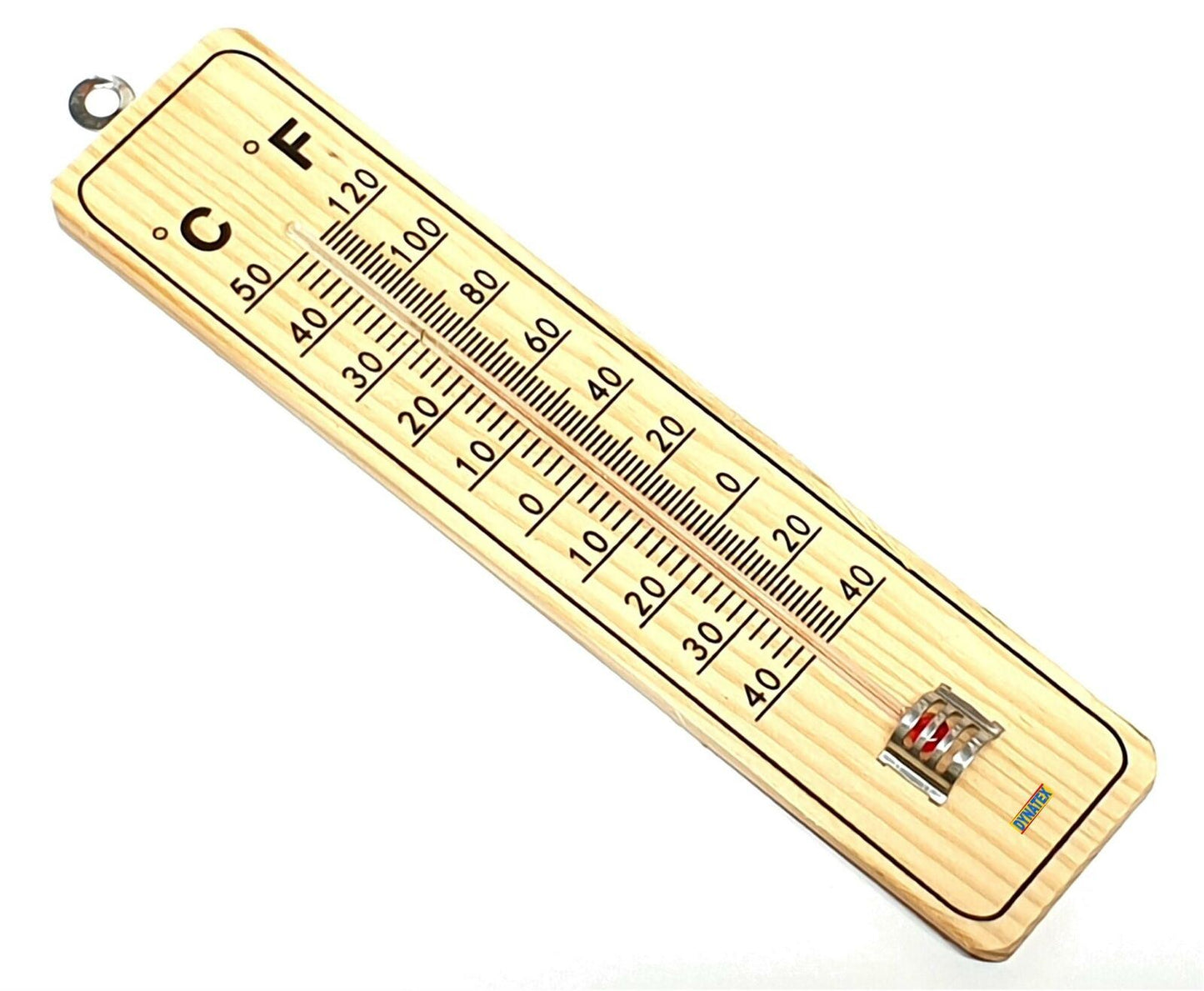 Wooden Garden Thermometer Wall Mount C Degrees Greenhouse Outdoor Indoor NEW