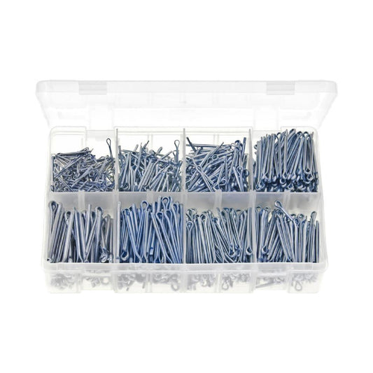 Genuine 1x 1000 Piece Assorted Split Pins (1.6-4.0 mm) Set - Part Number AB32