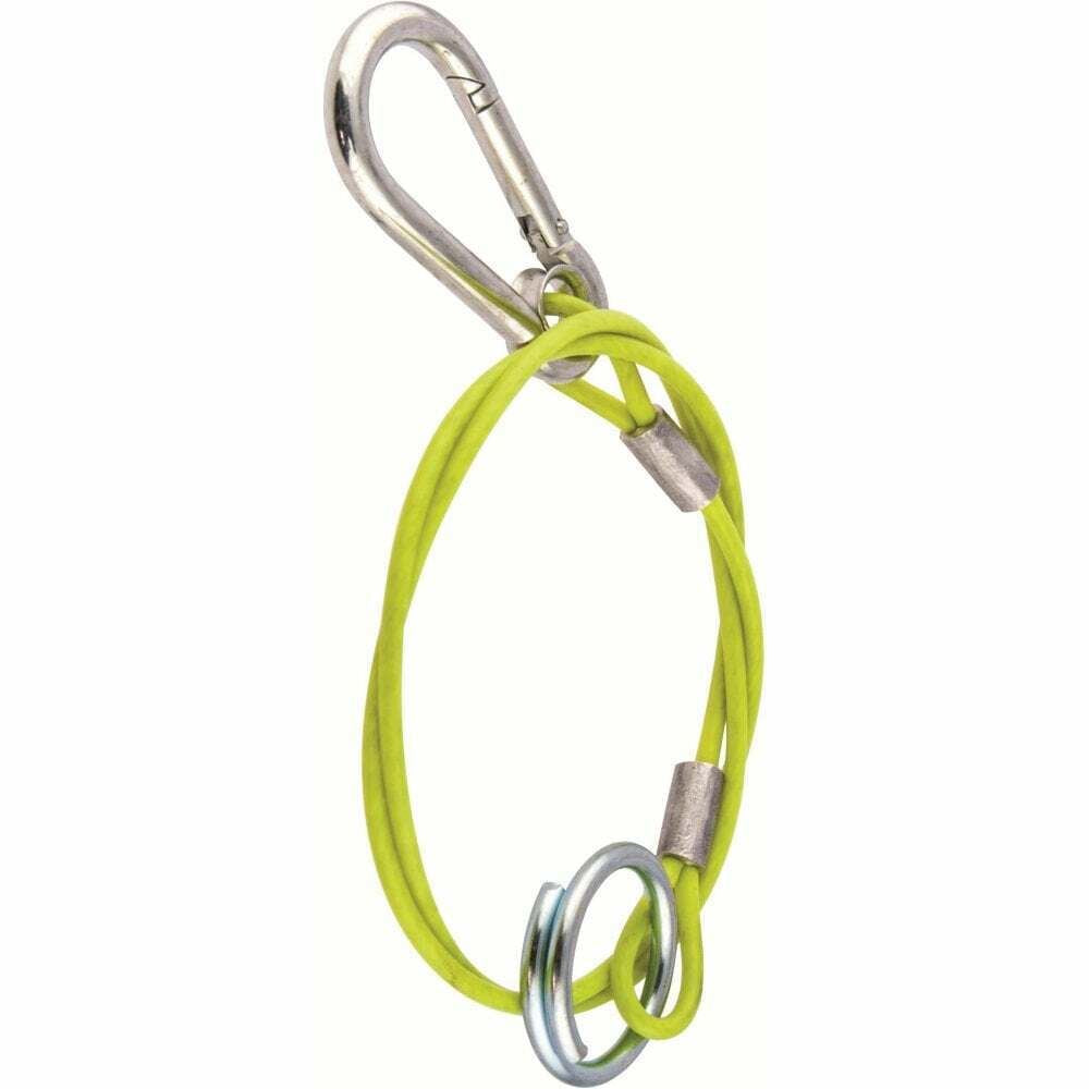 Hook and Ring Break Away Cable Hi Vis Brake Trailer Towing Safety 1M Caravan NEW